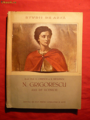 G.Oprescu si R.Niculescu -N.Grigorescu -Ucenicia-1956 foto