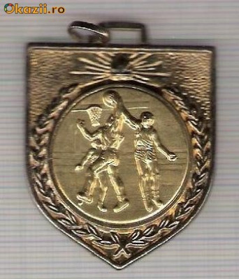 CIA 277 Medalie BASCHET -dimensiuni circa 45X35 milimetri foto