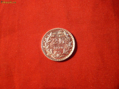 Jeton - Miniatura 2 Franci 1979 Elvetia ,aluminiu ,d=1,6 cm foto