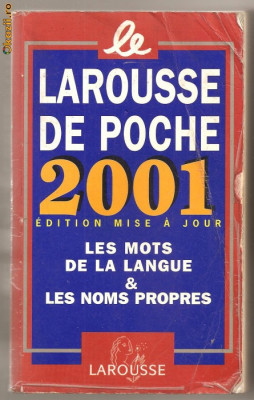 (C721) LE LAROUSSE DE POCHE, 2001, EDITION MISE A JOUR, DICTIONNAIRE DE LA LANGUE FRANCAISE ET DE LA CULTURE ESSENTIELLE foto