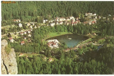CPI (B370) TUSNAD, VEDERE DE PE STANCA SOIMILOR, I. P. ARTA GRAFICA, EDITURA MERIDIANE, CIRCULATA 1971, STAMPILA, TIMBRU foto