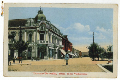 2612 - TURNU SEVERIN, str. Tudor Vladimirescu - old postcard - unused foto