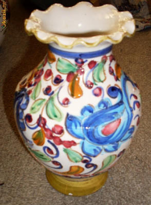 Vaza antica / decorativa - ceramica - model deosebit foto