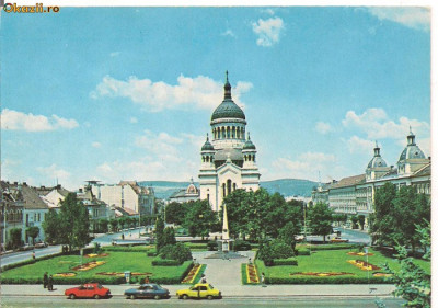 carte postala- CLUJ NAPOCA - Piata Victoriei foto