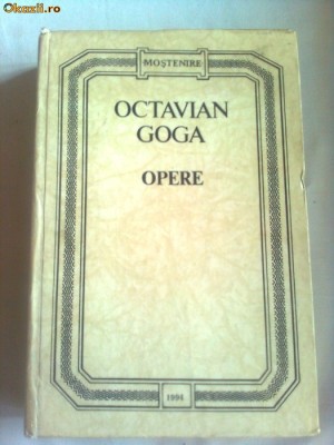 OPERE ~ OCTAVIAN GOGA foto