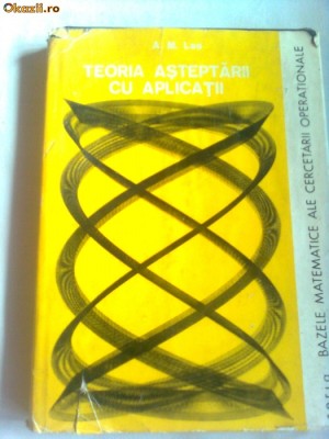 TEORIA ASTEPTARII CU APLICATII ~ ALEC M. LEE foto