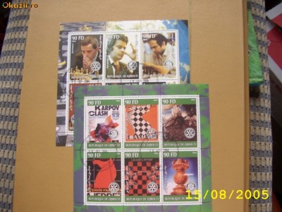 Djibouti 2004 SAH 4 blocuri stamp. foto