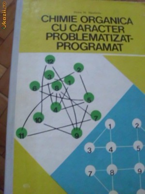CHIMIE ORGANICA CU CARACTER PROBLEMATIZAT -PROGRAMAT foto