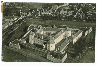 2031 - FAGARAS, vedere din Avion, Romania - old postcard - used - 1932 foto