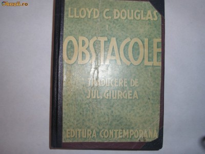 Obstacole LLoyd C.Douglas,1943 foto