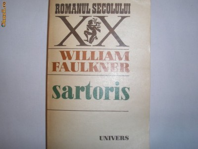 SARTORIS - WILLIAM FAULKNER,RF3/2 foto