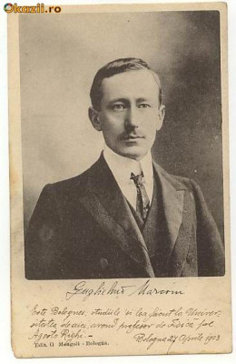 PERSONALITATI Guglielmo Marconi, 1903 foto