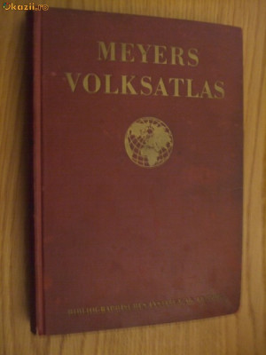 MEYERS VOLKS-ATLAS - 91 Haupt - Edgar Lehmann - Leipzig, 1934 foto