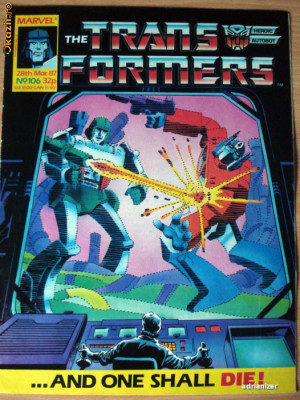 Transformers #106 Marvel Comics foto