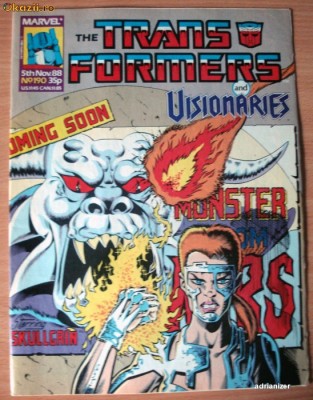 Transformers #190 Marvel Comics foto