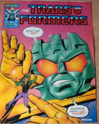 Transformers #140 Marvel Comics foto