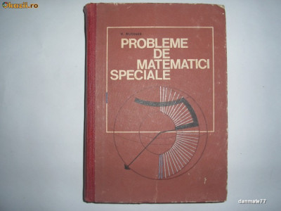 Probleme de matematici speciale - Autor : V. Rudner rf18/4 foto