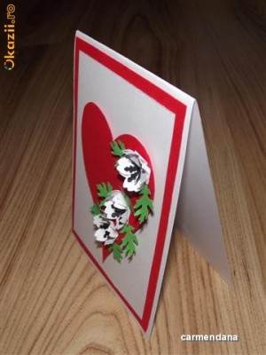 Felicitare Handmade Quilling Aniversare Okazii Ro