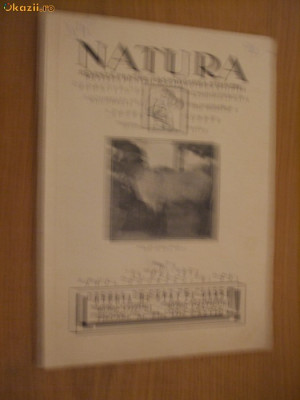 NATURA - Revista pentru raspandirea stiintei - No. 5/15 mai 1933, dedicatie foto