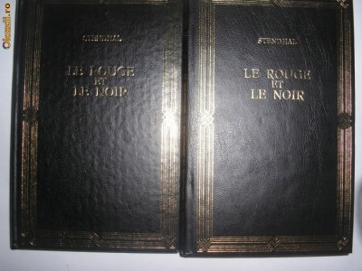 STENDHAL - LE ROUGE ET LE NOIR EDITIE DE LUX 2 VOLUME RF1/2 foto