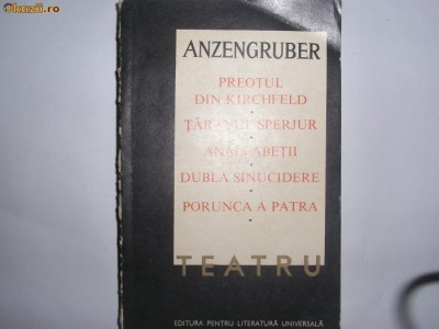 Teatru Popular - Ludwig Anzengruber RF15/2 foto