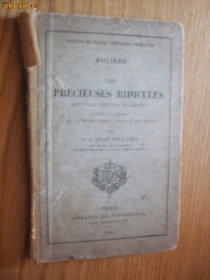 MOLIERE - LES PRECIEUSES RIDICULES - Paris, 1892 foto