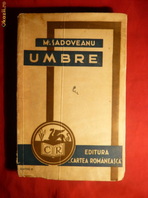 M.Sadoveanu - UMBRE -ed. IIa -1934 foto