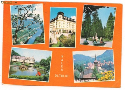 carte postala-VALEA OLTULUI foto