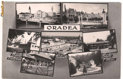 carte postala-ORADEA-colaj foto