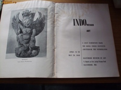 INDONESIAN ART Apr, 24 to may 29 1949 foto