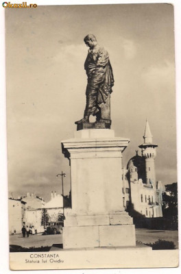 carte posta-CONSTANTA-Statuia lui Ovidiu foto