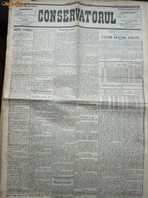 Ziarul Conservatorul , nr. 189 din 1906 foto