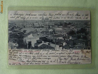 BRAILA - Vedere Generala a orasului - 1902 foto