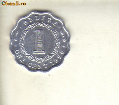 bnk mnd Belize 1 cent 1996 unc foto