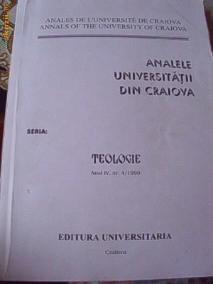 ANALELE UNIVERSITATII DIN CRAIOVA foto