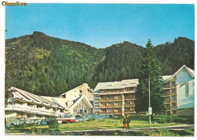 carte postala(ilustrata)-POIANA BRASOV-Complex turistic Hotel Teleferic foto