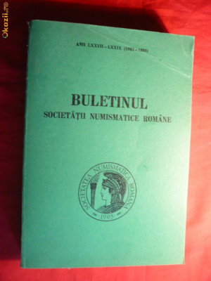 Buletinul Societatii Numismatice Romane 1983-1985 foto