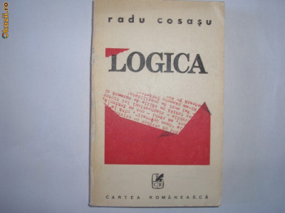 Radu Cosasu - Logica (1985 ,RF2/4 foto