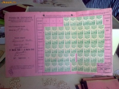 CARNET CU MULTE TIMBRE-7 foto