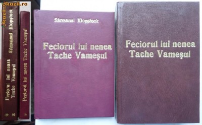 Klopstock, feciorul lui nenea Take Vamesul, Biblia unui trecut, 2 volume, 1935 foto