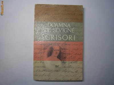DOAMNA DE SEVIGNE - SCRISORI RF4/3 foto