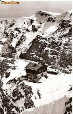 CP 209-70 Muntii Bucegi -Cabana ,,Caraiman&amp;quot; -circulata 1966 -starea care se vede foto