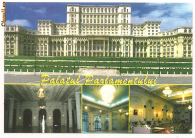 carte postala-BUCURESTI=Palatul Parlamentului foto