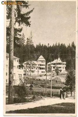 CP 210-31 Borsec -Casa de odihna C.C.S. -RPR -circulata 1951-sepia -starea care se vede, timbrul a fost dezlipit foto