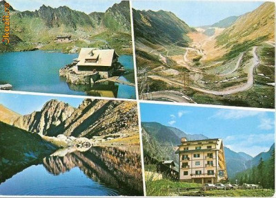 CP 211-13 Muntii Fagaras: Cabana Balea-Lac; Traseul ,,Transfagarasan&amp;quot;; Lacul Avrig; Cabana ,,Cascada&amp;quot; -necirculata -starea care se vede foto