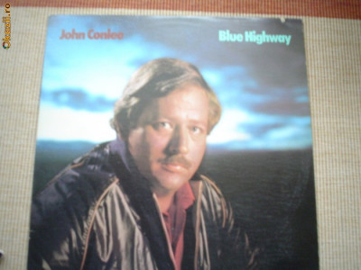 JOHN CONLEE Blue highway 1984 disc vinyl lp album muzica country MCA Records USA foto