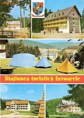 CP 211-74 Statiunea turistica Izvoarele(jud.Maramures)(stema) -necirculata -starea care se vede foto