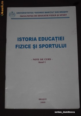 Istoria Educatiei Fizice Si Sportului Note De Curs Anul I