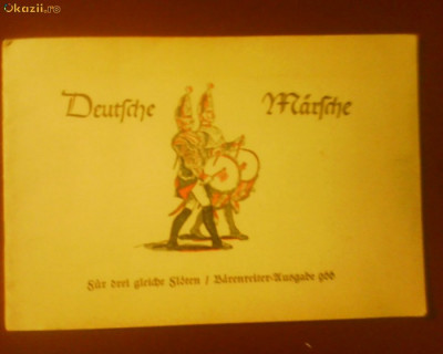 Fritz Dietrich Deutsche Marsche /Marsuri germane petru trei flaute foto