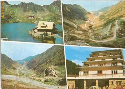 CP 212-03 Muntii Fagaras -Cabana Balea-lac; Traseul Transfagarasanu;...;Hotel Balea cascada -marca fixa -necirculata -starea care se vede foto